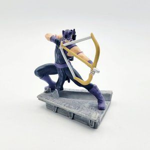 Disney Store Marvel & Subs. Hawkeye Figure on Base Superhero Cake Topper